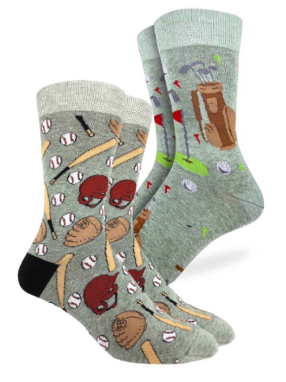 Men's Good Luck Sock Crew Socks | Golfing Green Socks | NWT